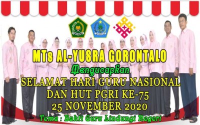 Selamat Hari Guru Nasional ke 26 dan HUT ke 73 PGRI
